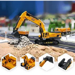 zhask Construction Vehicle Fully Functional Excavator Toy for Kids image 3