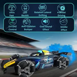 nickspool RC 4x4 F1 Drift Car 1:14 Scale, Gesture Control, Smoke, Lights & Music image 3