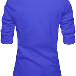 fashion marts Men Printed Cotton Blend Straight Kurta image 3