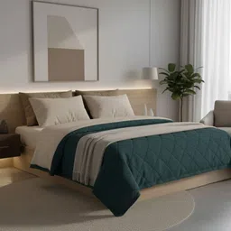 sleeping owls Solid Double AC Blanket for Mild Winter image 2