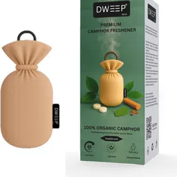 dweep india Camphor Air Freshener -(Sandalwood) For Car, Wardrobe, Office & Bathroom Potpourri-picture-15