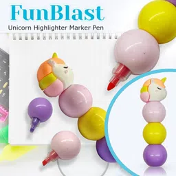 funblast Unicorn Highlighter Marker Pens for School & Office Use image 5