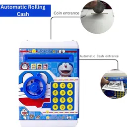 freakers Coin Bank/ATM Piggy/Bank for Kids Compatible - With Hello Kitty Coin Bank image 3