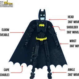 mighty miniatures Dark Sentinel Action Figure | 14 cm with weapons pack image 2