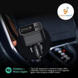 earthtrack ET09 Car Charger Car Charger Gps Tracker With Voice Monitoring GPS Device image 2