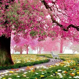 hd print house Nature Multicolor Wallpaper-picture-19