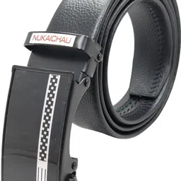 nukaichau Men Formal, Casual, Evening, Party Black Artificial Leather, Texas Leatherite Belt-picture-17