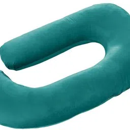 villagers LUXURY Microfibre Solid Pregnancy Pillow Pack of 1 image 2