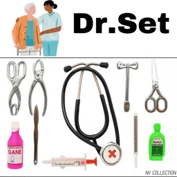 ctc creation Little Doctor Practice Kit in Chrome Finish-picture-13
