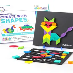 firstcry intelliskills Magnetic Create with Shapes - 300+ Patterns-picture-26