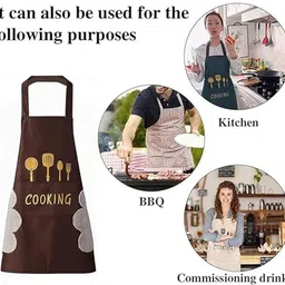 ashmakam Polyester Chef's Apron - Free Size image 5