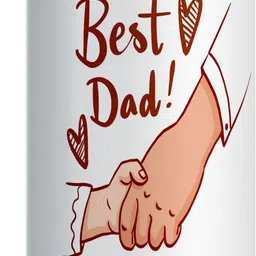 trendoprint FD02 Father's Day Gift Hampers Sports Sipper (Gifts For Dad) 600 ml Water Bottle image 1