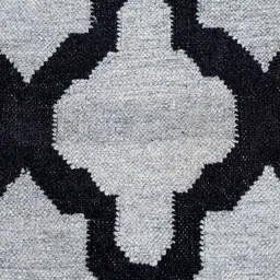 jaipur rugs Blue Geometrical Wool 5 ft X 8 ft Flat Weaves image 4