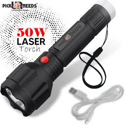 daily needs shop Rechargeable Emergency Mini Night Lamp Flashlight With Lithium Battery 3 hrs Torch Emergency Light image 2