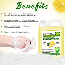 centella Handwash | Refreshing Lemon Handwash | Soft On Hands | Handwash Refill | Hand Wash image 4