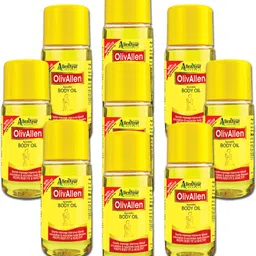 allen ayur Olivallen Ayurvedic Body Oil (100ml X 9)-picture-19