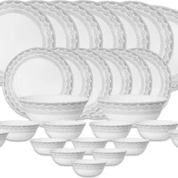 cello Pack of 27 Opalware Imperial Oxford 27 Pcs Dinner Set-picture-25
