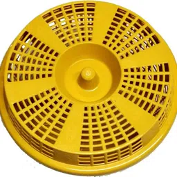 skylii Storage basket Round Plastic Basket With Lid Pack of 3 Plastic Fruit & Vegetable Basket image 3