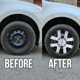 prigan Mobilio XYLO Black Silver 15 INCH Wheel Cover For Honda Mobilio image 3