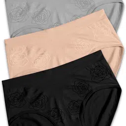 krivafab Pack of 3 Women Bikini Multicolor Panty-picture-15