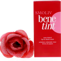 smoliv Bene Tint Lip and Cheek Stain,Tined Finish Blusher and Liquid Lipstick F239 image 1