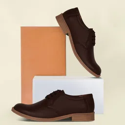 seeandwear Ruff Leather Lace Up Shoes For Men image 1