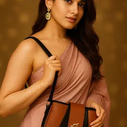 zaaliqa Brown Women Sling Bag Luxe Edge Sling image 5