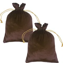 dulhan enterprises Women Brown Potli-picture-14