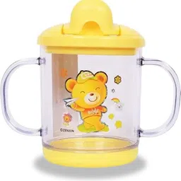 miss & chief Sipper Cup Twin Handle for Easy Grip Anti Spill Sippy Cup Baby Water/Juice 200ML-picture-19