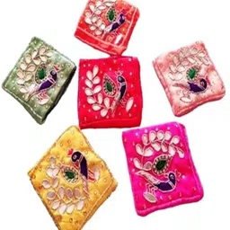 brown leaf Women Multicolor Coin Purse-picture-20