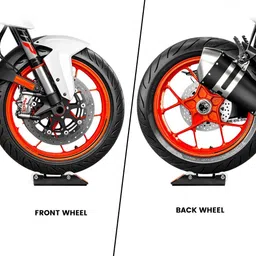 grandpitstop Paddock Stand Wheel Roller for Motorcycle Chain Cleaning and Bikes Lubrication Bike Storage Stand image 5