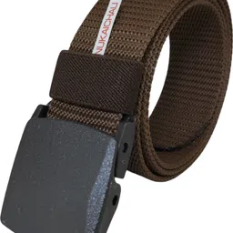 nukaichau Men Casual, Evening, Party Brown Nylon Belt-picture-15