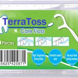 terratoss Dental Floss Picks [30 Pcs] | Box of Premium Toothpicks for Fresh Breath-picture-21