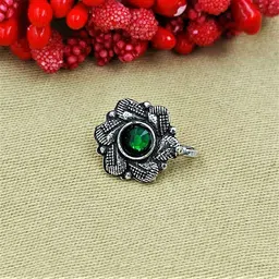 Yash Jewels Emporium Silver Plated Brass Nose Ring-picture-16