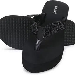 two soft Stylish Women Slippers Lightweight Comfort Fancy Flip Flops For women& Girls Women Slippers image 5