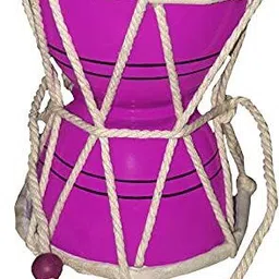 KHALSA MUSICAL Damru Percussion Music Instrument Damaru Folk Bhajan Kirtan Pooja Damaru-image-46