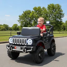 pp infinity Kids THAR 12V Electric Ride On Jeep For Kids With Remote Control, Music 1-6 Yrs Jeep Battery Operated Ride On image 1