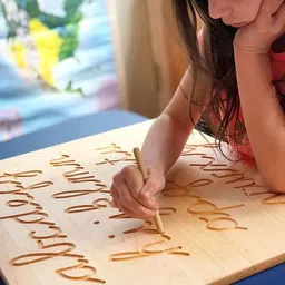 forsikha Small Alphabet Learning Slate Cursive Handwriting Pratice Board Tracing Tablet image 4