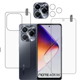 BOMGUARD Front and Back Tempered Glass for INFINIX NOTE 40X 5G With Camera Lens Protector image 2