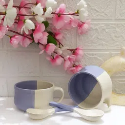 maalaxmi store Ceramic Soup Bowl-picture-21
