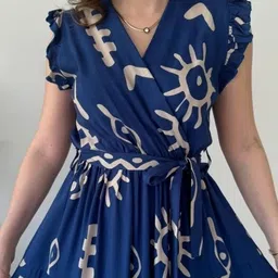 jkmisti Printed Viscose Rayon Stitched Anarkali Gown image 4