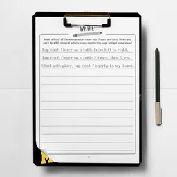 hd rapid design " Printed" Exampad/Clipboard for kids, students, office use etc_092 image 4