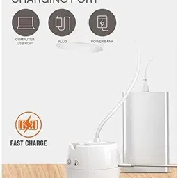 idoleshop Desk Light with 3 Shades Touch Control Light and Mobile Holder Design With Night light Table Lamp image 3