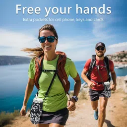 house of quirk 40/30 oz Tumbler Neoprene Water Bottle Holder Pouch with Adjustable Strap image 4