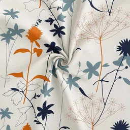 rumps Cotton, Microfiber King Fitted (Elastic) 350 TC Self Design Bedsheet image 2