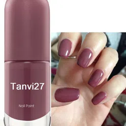 tanvi27 Nail Lacquer Quick Dry Long Lasting Sweet plum Nail Polish Sweet plum-picture-25