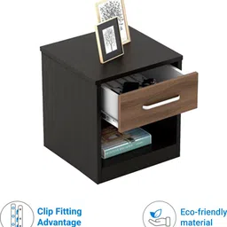 spacewood Engineered Wood Bedside Table image 5