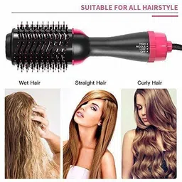 PRATYANG 3IN1 Hair Straightener, Hair Curling, Hair Dryer, On Step Hair Dryer P02 Hair Dryer-picture-23