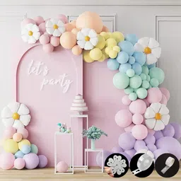 party n toyz Solid Multicolor balloon for 1st Birthday, Anniversary, Baby Shower, Party celebration Balloon-picture-13
