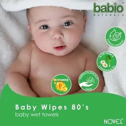 morbee NOVEL Baby Wipes 80 Sheets/Pack image 2